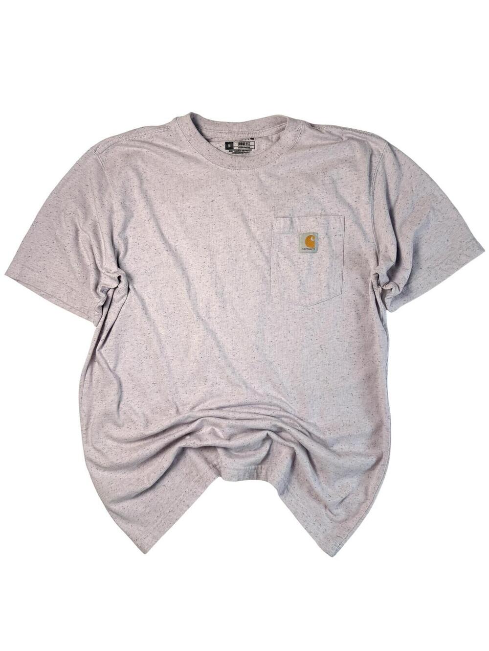 Carhartt Pocket T-Shirt Loose Fit Lavender Speckled Tee Size Medium